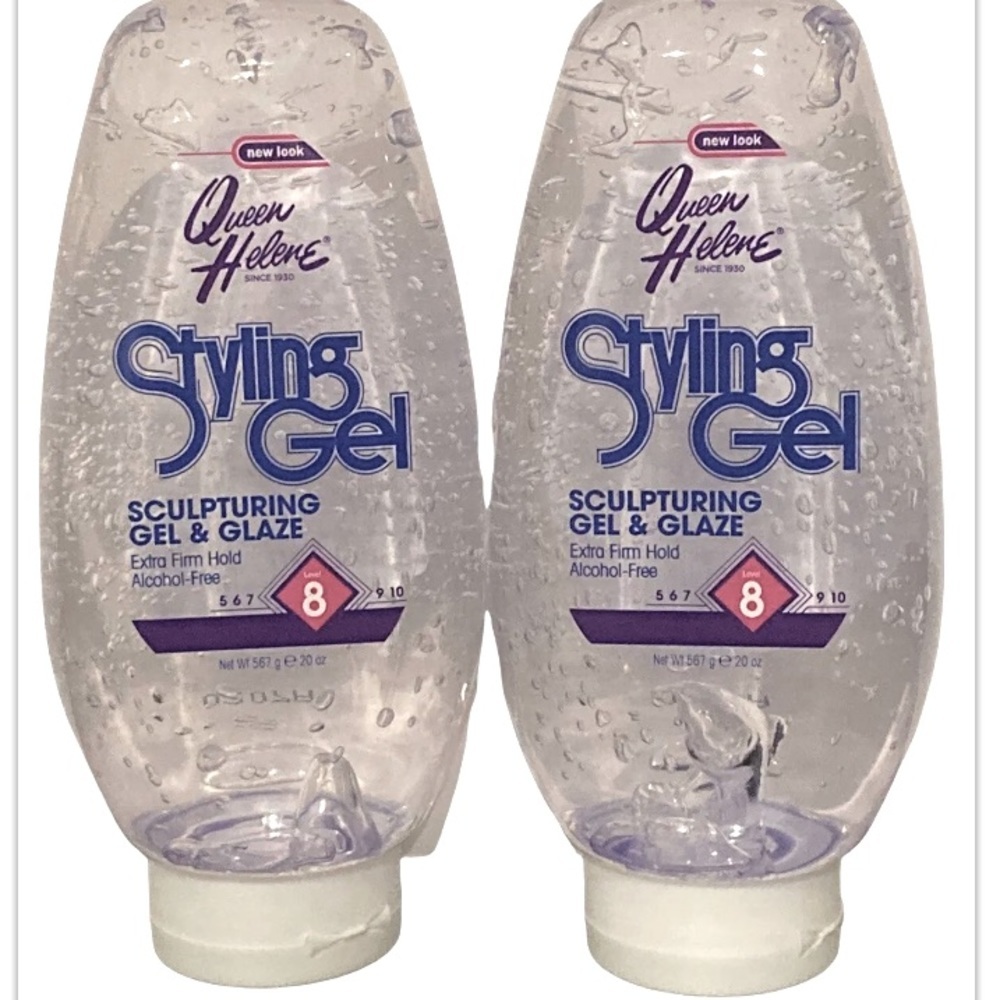 Queen Helene Styling Gel Extra Firm Hold Level 8 20oz Sculpting Gel 2 pa…